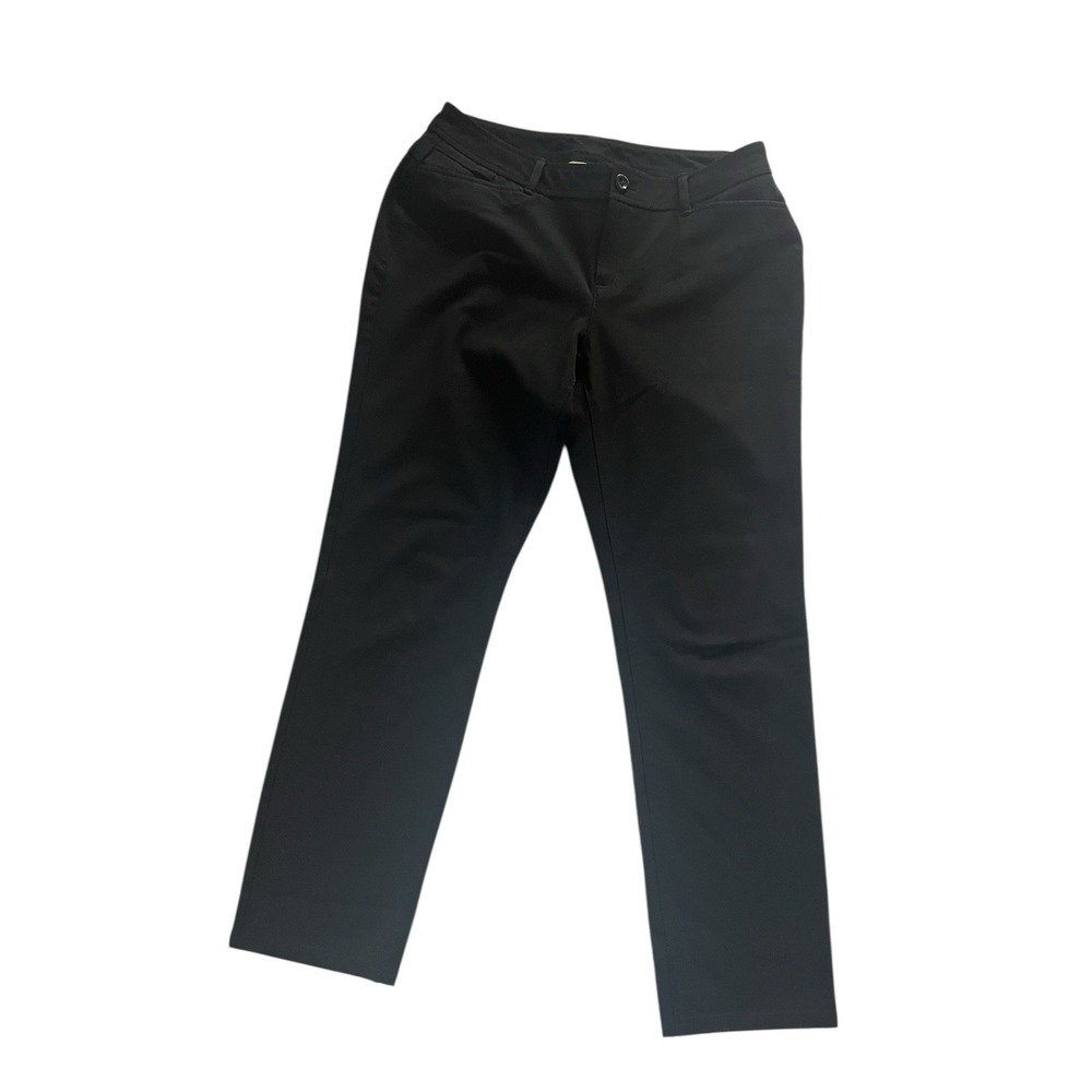 Eddie Bauer‎ Women's Size 8P Black Dress Pants Stretchy Capsule Career Basic